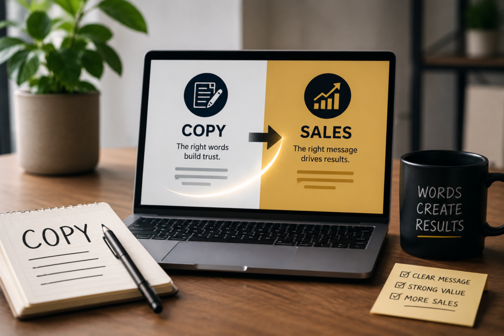 Why Great Copywriting Is the Difference Between Being Seen and Being Chosen Sales copy